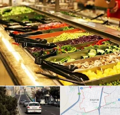 سالاد بار در خطیب تبریز