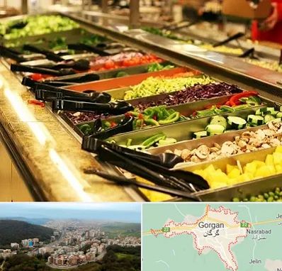 سالاد بار در گرگان