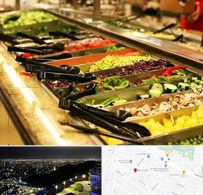 سالاد بار در هفت تیر مشهد