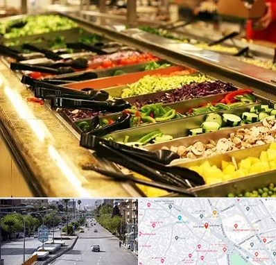 سالاد بار در خیابان زند شیراز