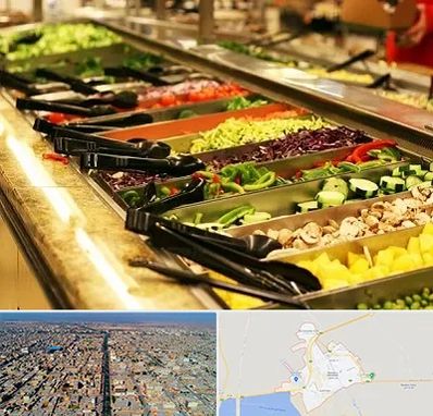 سالاد بار در بندر ماهشهر