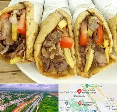 کباب ترکی در قصرالدشت شیراز