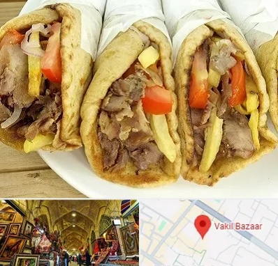 کباب ترکی در بازار وکیل شیراز