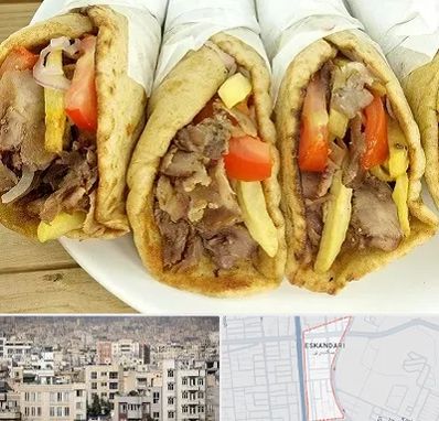 کباب ترکی در اسکندری