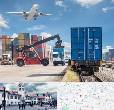 شرکت حمل و نقل بین المللی در میدان شهرداری رشت