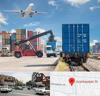 شرکت حمل و نقل بین المللی در خیابان آذربایجان