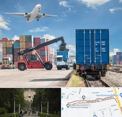 شرکت حمل و نقل بین المللی در بلوار معلم رشت