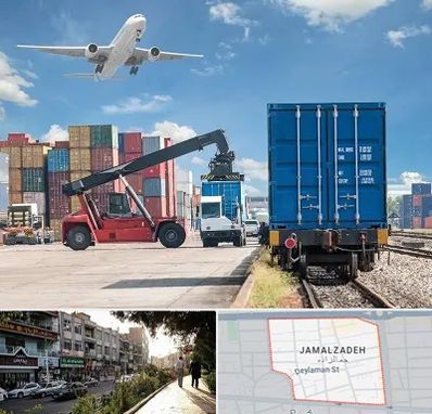 شرکت حمل و نقل بین المللی در خیابان جمالزاده