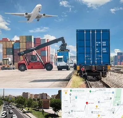 شرکت حمل و نقل بین المللی در شهرک آزمایش