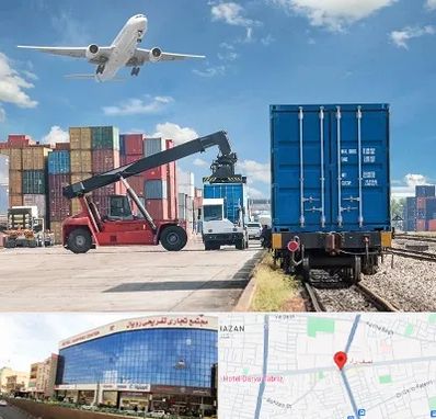 شرکت حمل و نقل بین المللی در نصف راه تبریز