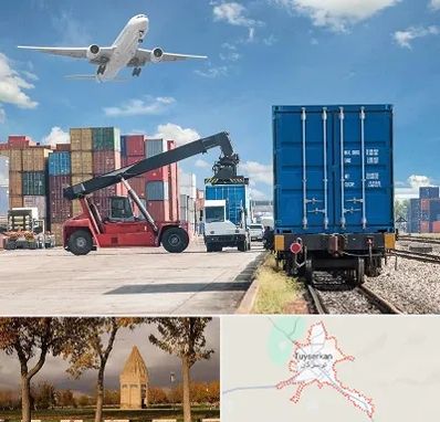شرکت حمل و نقل بین المللی در تویسرکان