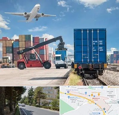 شرکت حمل و نقل بین المللی در مهرویلا کرج