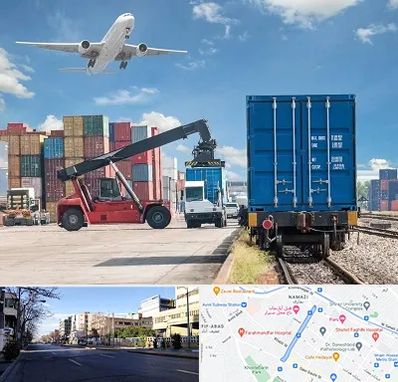 شرکت حمل و نقل بین المللی در خیابان ملاصدرا شیراز