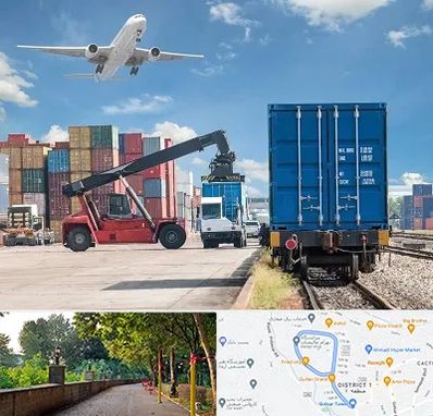 شرکت حمل و نقل بین المللی در فلکه گاز رشت