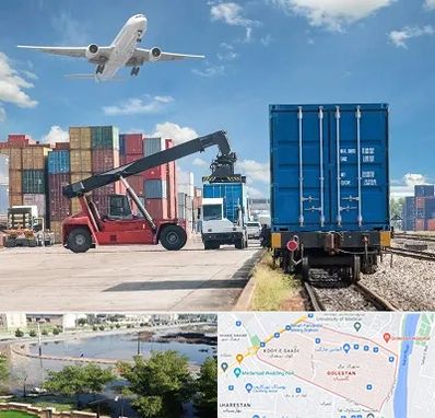 شرکت حمل و نقل بین المللی در گلستان اهواز