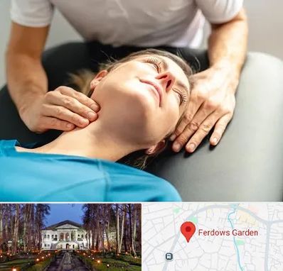 فیزیوتراپی گردن در باغ فردوس
