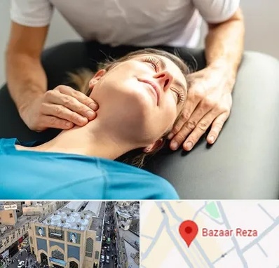 فیزیوتراپی گردن در بازار رضا مشهد