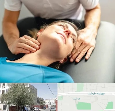 فیزیوتراپی گردن در طرشت