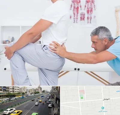 فیزیوتراپی کمردرد در خیابان دامپزشکی