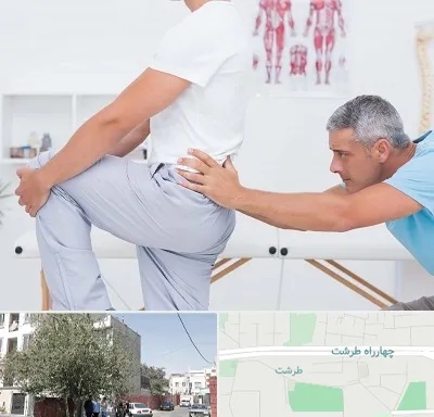فیزیوتراپی کمردرد در طرشت