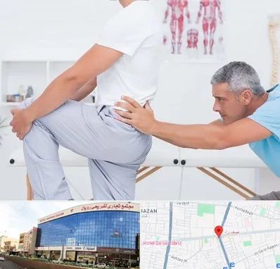 فیزیوتراپی کمردرد در نصف راه تبریز