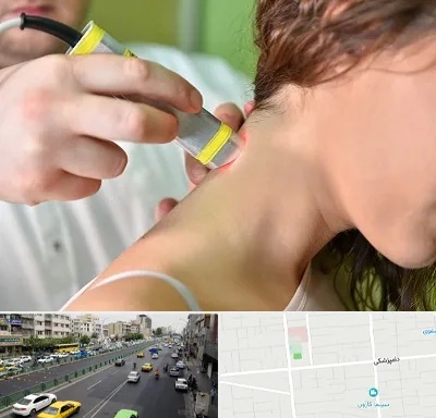 لیزر درمانی در خیابان دامپزشکی