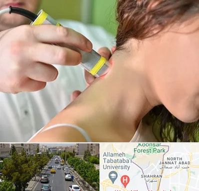 لیزر درمانی در شهران