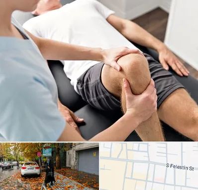 فیزیوتراپی زانو در خیابان فلسطین