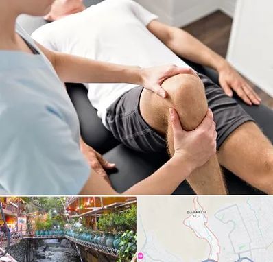 فیزیوتراپی زانو در درکه