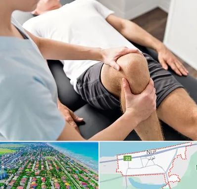 فیزیوتراپی زانو در نور