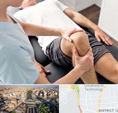 فیزیوتراپی زانو در استاد معین