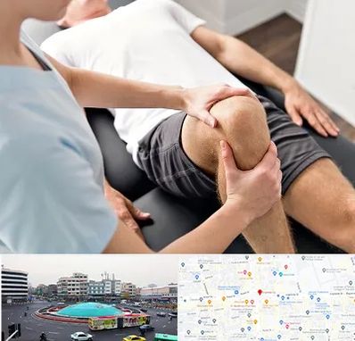 فیزیوتراپی زانو در میدان انقلاب
