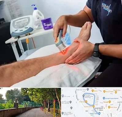 لیزر تراپی در فلکه گاز رشت