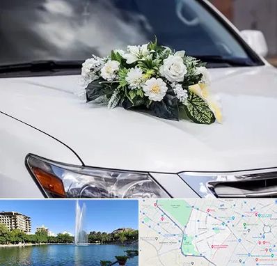 گل آرایی ماشین عروسی در کوهسنگی مشهد