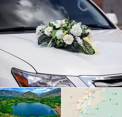 گل آرایی ماشین عروسی در رودبار