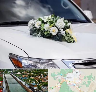 گل آرایی ماشین عروسی در مراغه