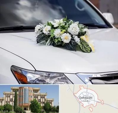 گل آرایی ماشین عروسی در دهدشت