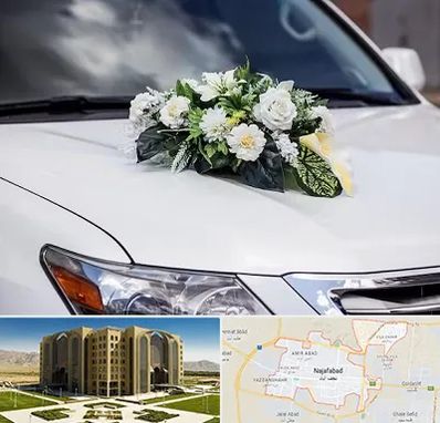 گل آرایی ماشین عروسی در نجف آباد