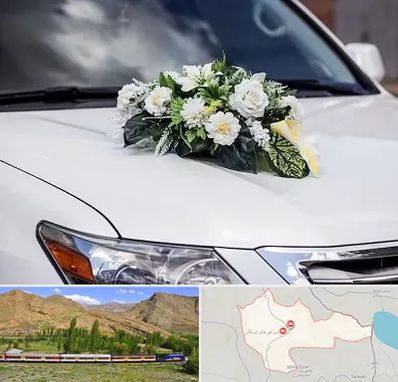 گل آرایی ماشین عروسی در خاش