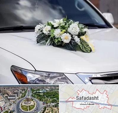 گل آرایی ماشین عروسی در صفادشت