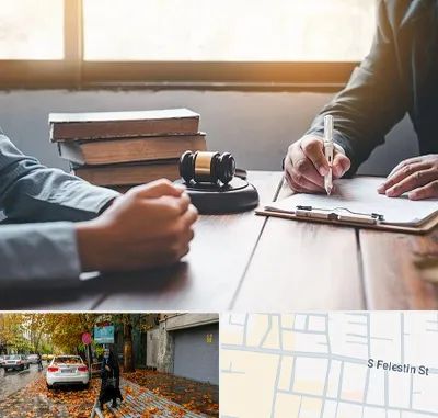 وکیل جنایی در خیابان فلسطین