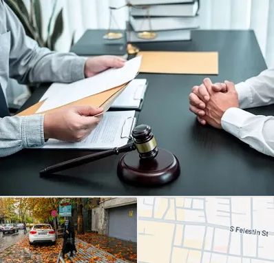 وکیل حضانت در خیابان فلسطین