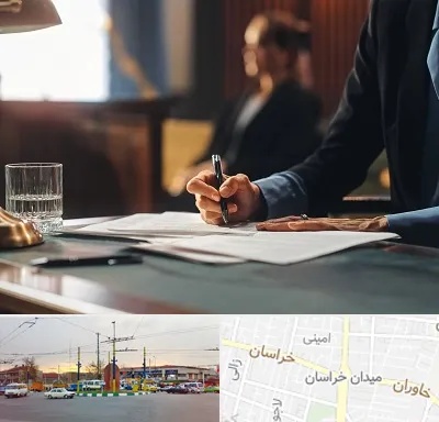 وکیل چک در میدان خراسان