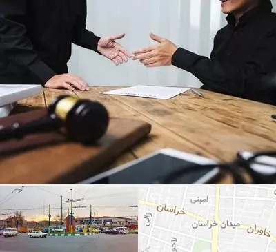 وکیل شرکت در میدان خراسان