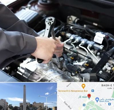 تعمیرگاه شبانه روزی در فلکه گاز شیراز