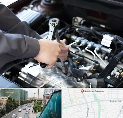 تعمیرگاه شبانه روزی در بلوار فرحزادی
