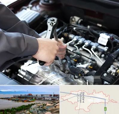 تعمیرگاه شبانه روزی در بندر ترکمن