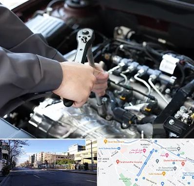 تعمیرگاه شبانه روزی در خیابان ملاصدرا شیراز