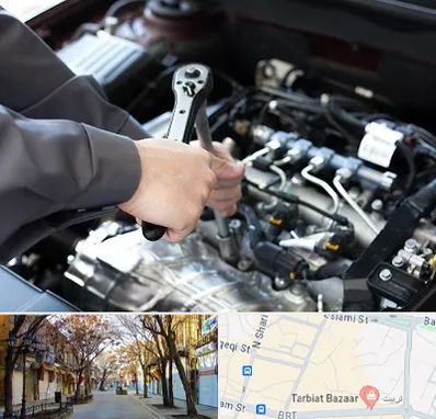 تعمیرگاه شبانه روزی در تربیت تبریز