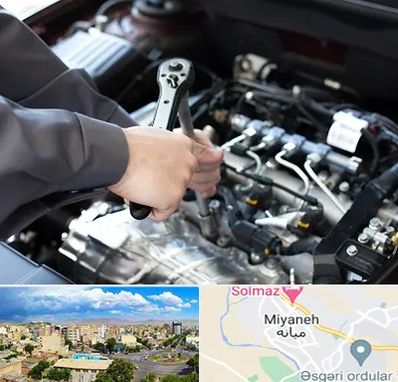 تعمیرگاه شبانه روزی در میانه